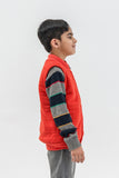 Boy's Sleeveless Zipper Jacket