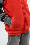 Boy's Sleeveless Zipper Jacket