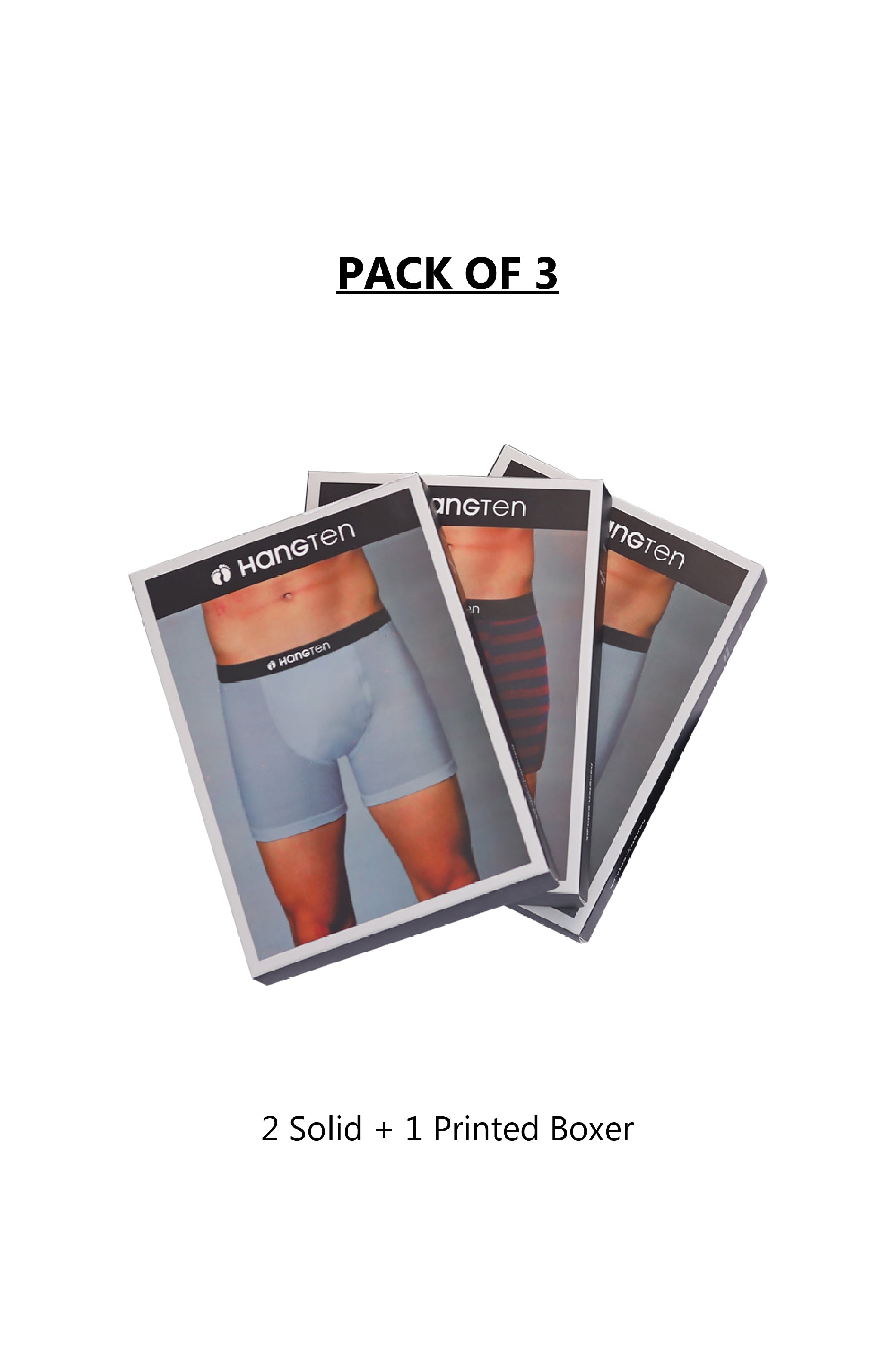 Men's Knit Boxer (Pack Of 3) – HANG TEN — Pakistan