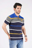 Men's Short Sleeves Yarn Dyed Polo