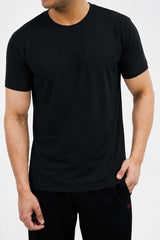Men's Plain Crew Black