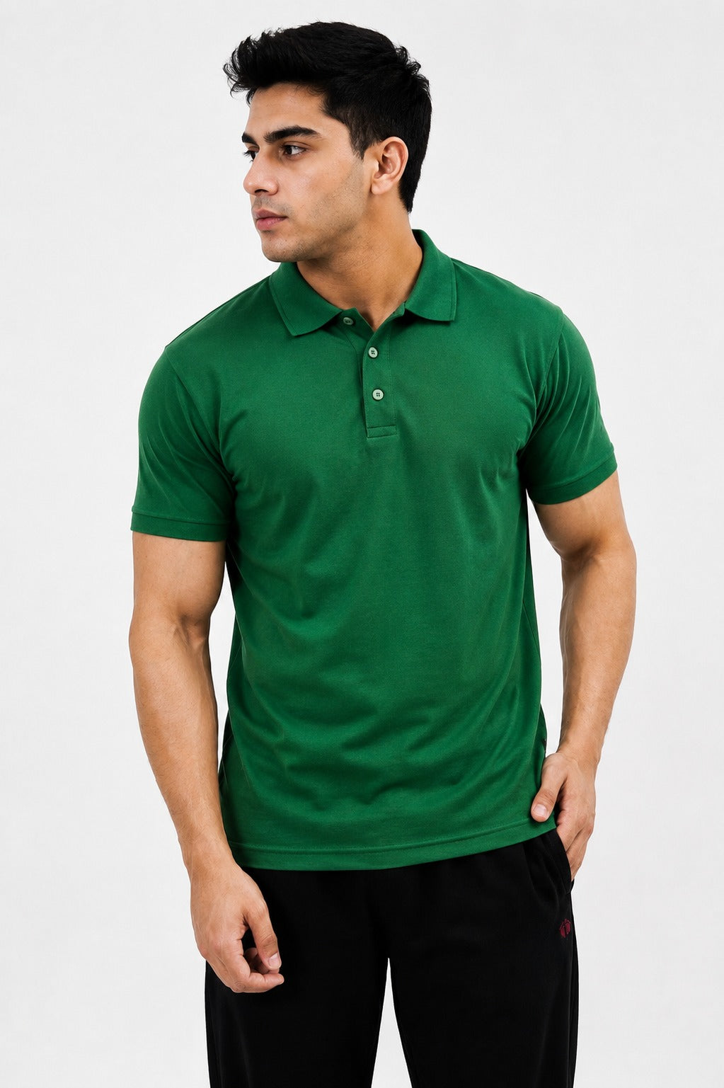 Mens Fashion Polo Green