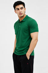 Mens Fashion Polo Green