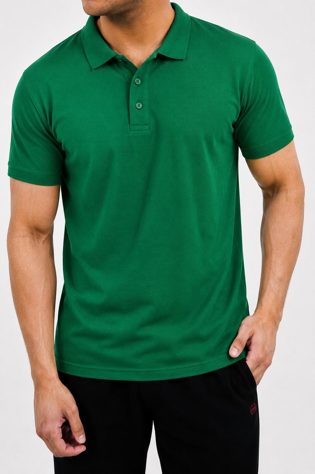 Mens Fashion Polo Green