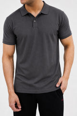 Mens Fashion Polo Charcoal