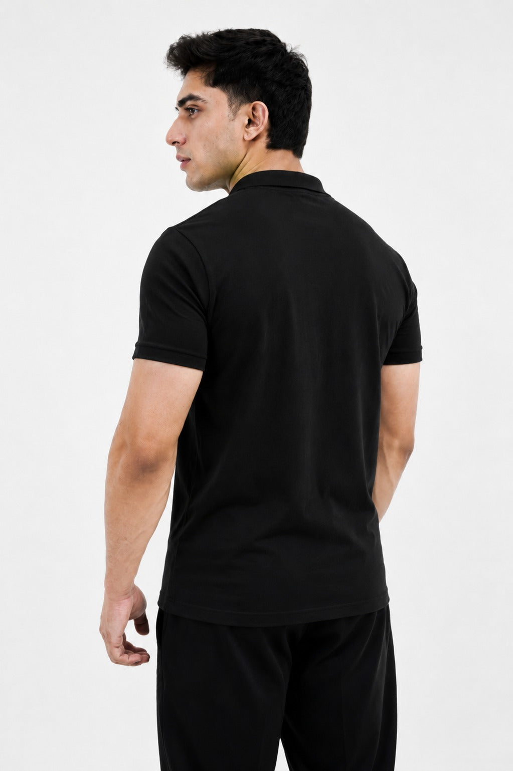 Mens Fashion Polo Black