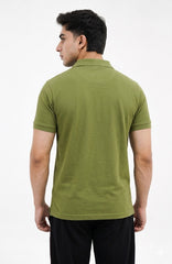 Mens Fashion Polo Olive