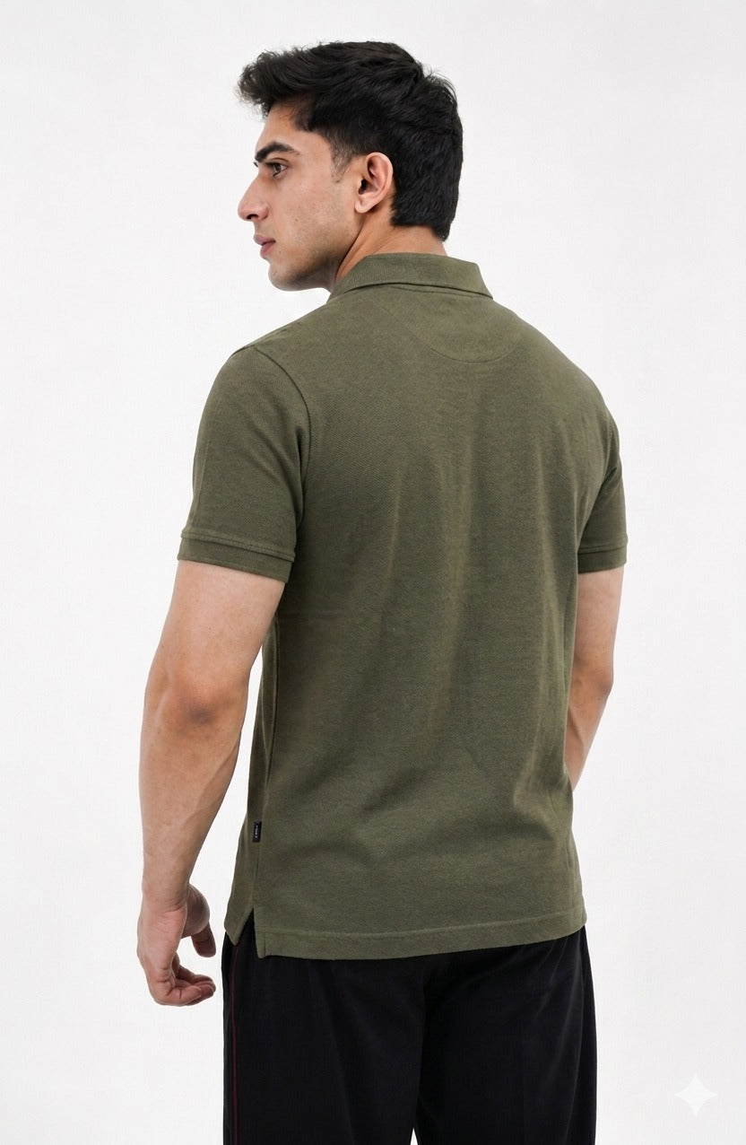 Mens Fashion Polo Smoke grey