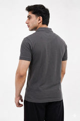Mens Fashion Polo Charcoal