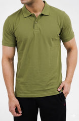 Mens Fashion Polo Olive