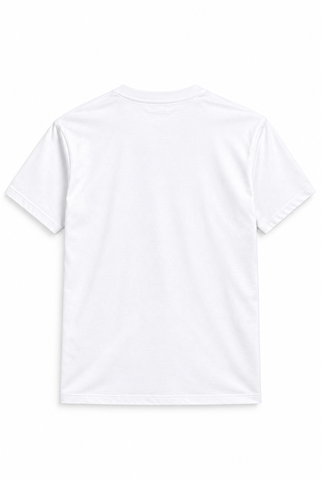 Mens Fashion Crew White Blue