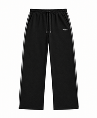 Mens SidePiping Trouser Black