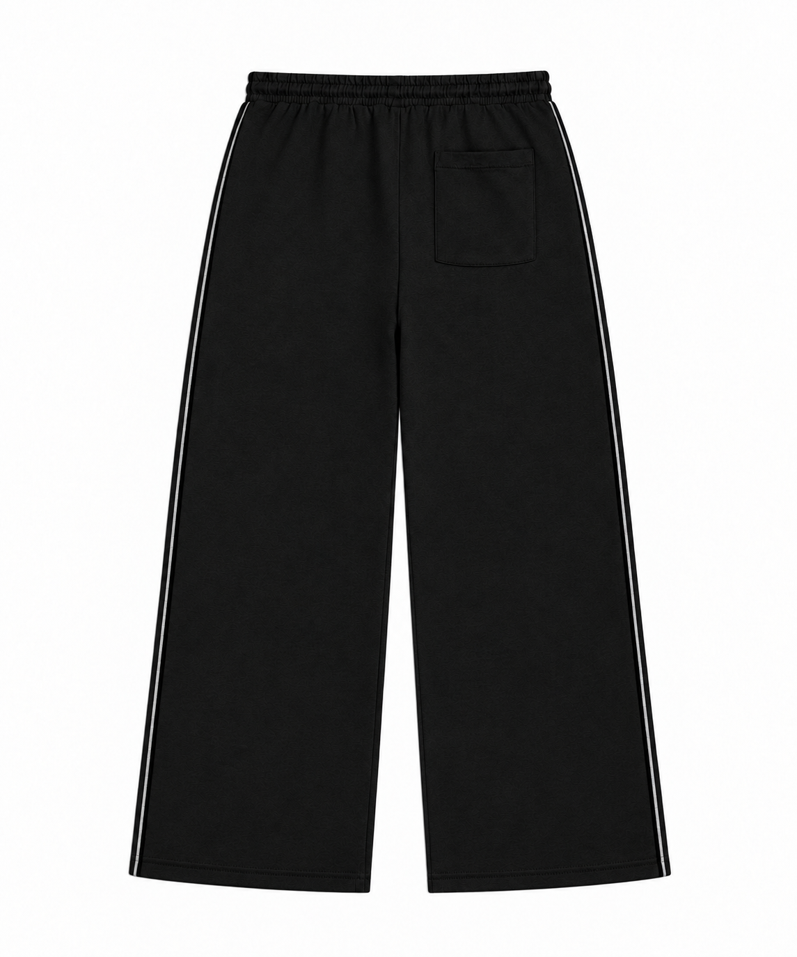 Mens SidePiping Trouser Black