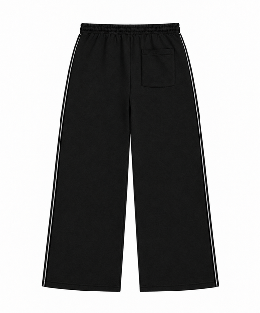 Mens SidePiping Trouser Black