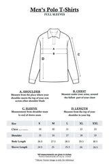 Men's Full Sleeve Polo - Black