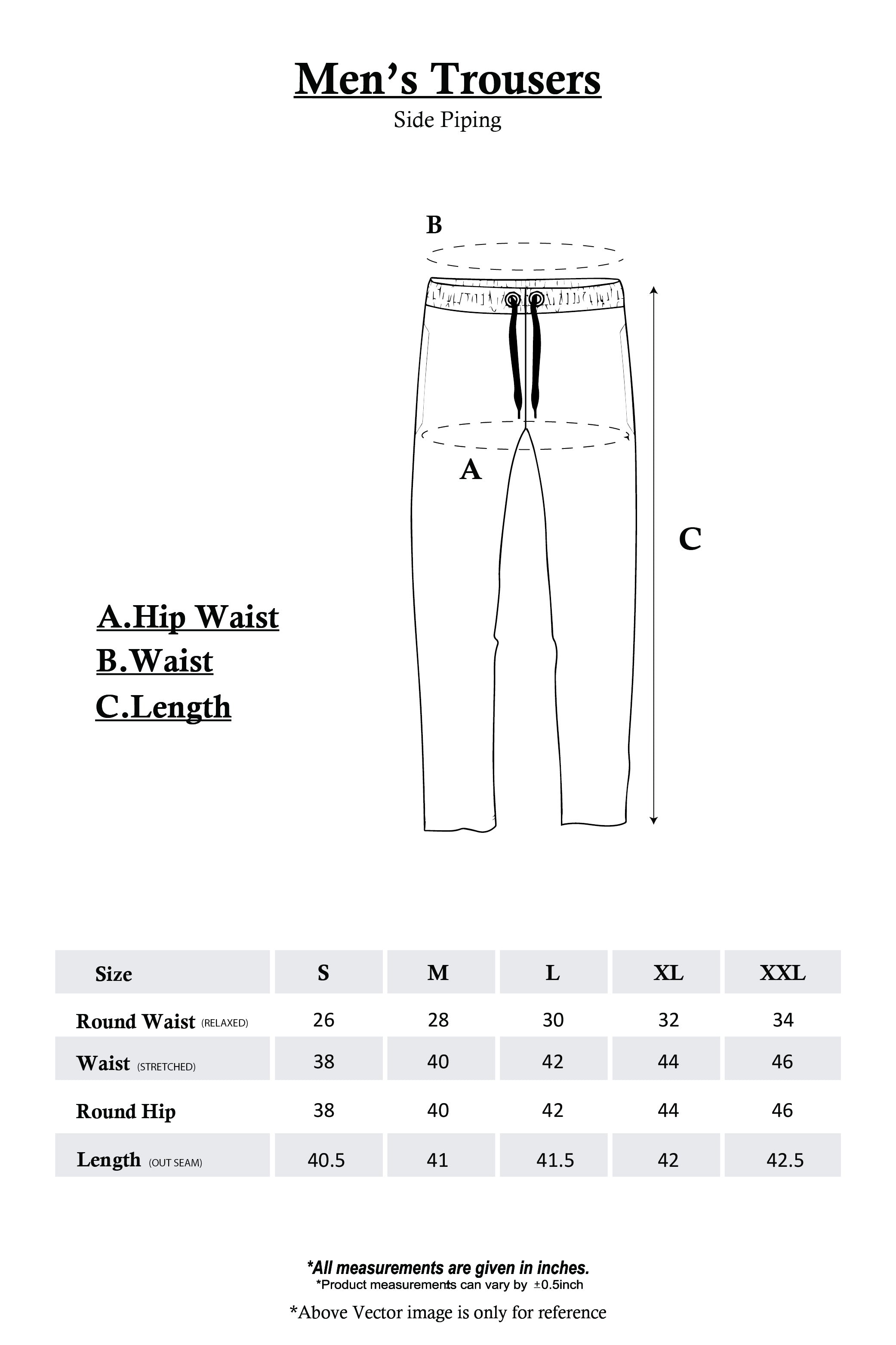 Men's Side Piping Trouser – HANG TEN — Pakistan