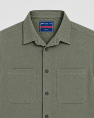 Men's Casual Shirt DK Green