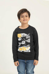 Boy's Graphic Crew Neck