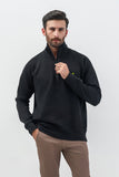 Men's Half Zip Mock Neck