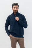 Men's Half Zip Mock Neck