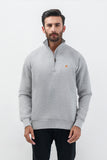 Men's Half Zip Mock Neck