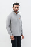 Men's Half Zip Mock Neck