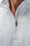 Men's Half Zip Mock Neck