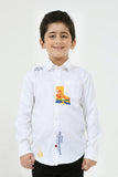 Boy's Long Sleeves Printed Casual Shirt