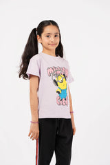 Girl's Short Sleeves Graphics Tee