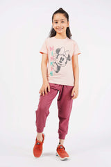 Girl's Short Sleeves Graphics Tee